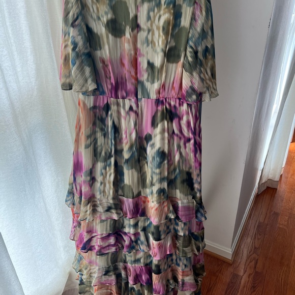 16W Melonie T Floral Multicolor Maxi Dress - Picture 7 of 8